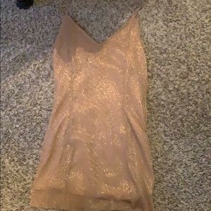 Gold dress